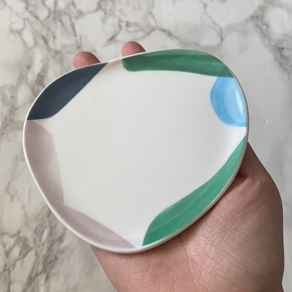 fringe studio geometric ceramic frinket dish June sale
